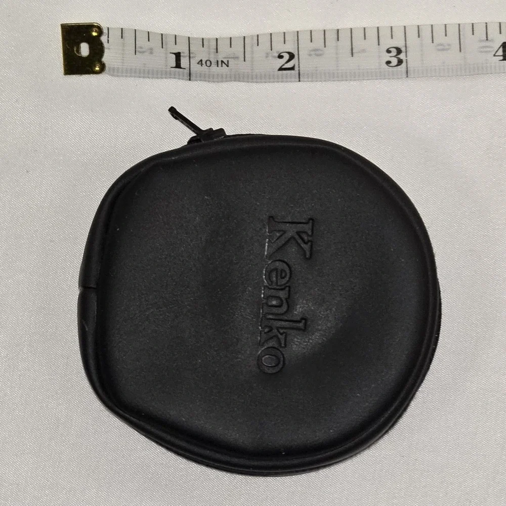 Kenko‎ Black Vinyl Soft Sided Zip Lens Storage Case